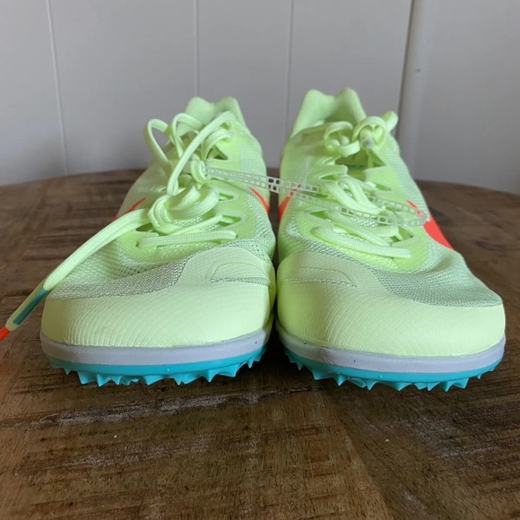 Nike Zoom Rival D Men Track Racing Spikes 10 Barely Volt Green Sz 12 907566-700 - Picture 3 of 10